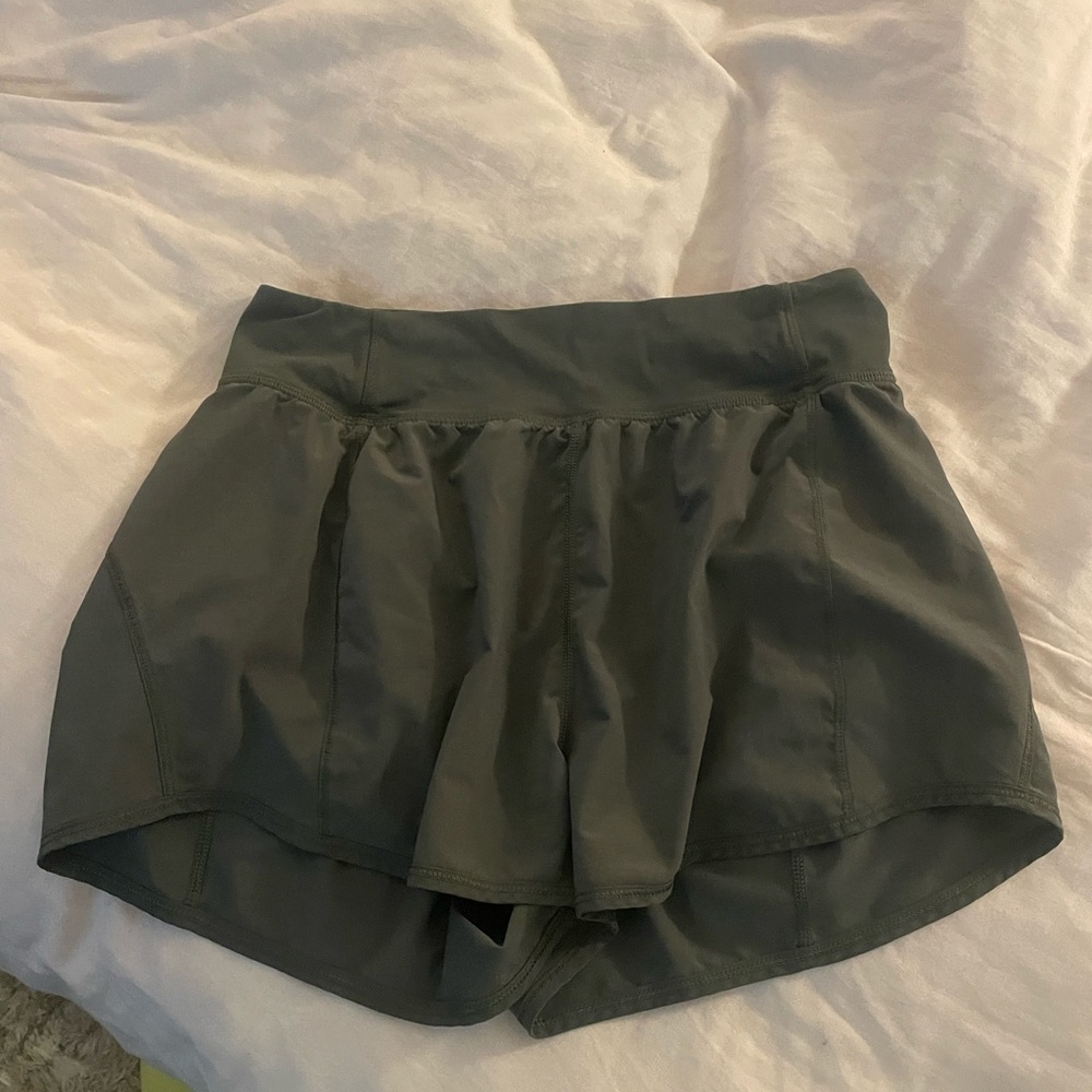 Lululemon shorts olive green